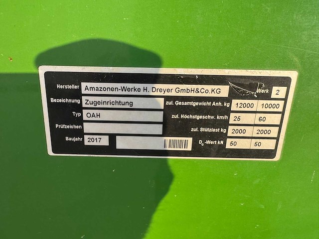 Amazone - ux5200 - sprayer - 2017 - afbeelding 6 van  15