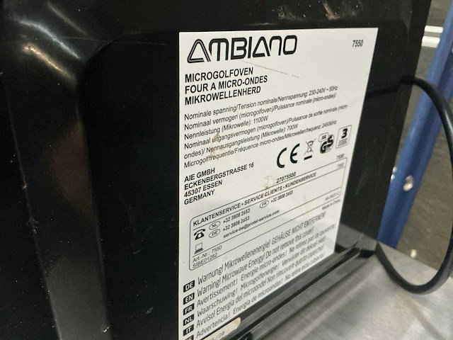Ambiano / philips magnetron en koffiezet - afbeelding 5 van  9