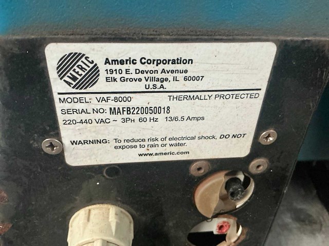 Americ vaf-8000 ventilator - afbeelding 5 van  5