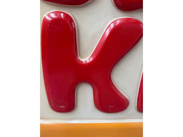 American burger king 2,5 meter verlicht bord - diverse lichtapparatuur - afbeelding 6 van  7