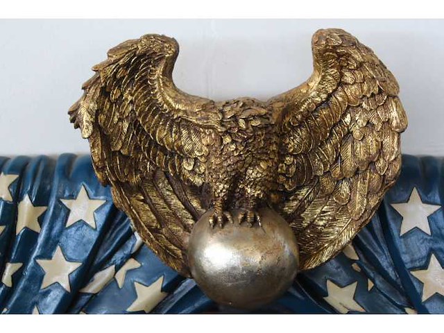 American flag mirror - decor object - afbeelding 5 van  5