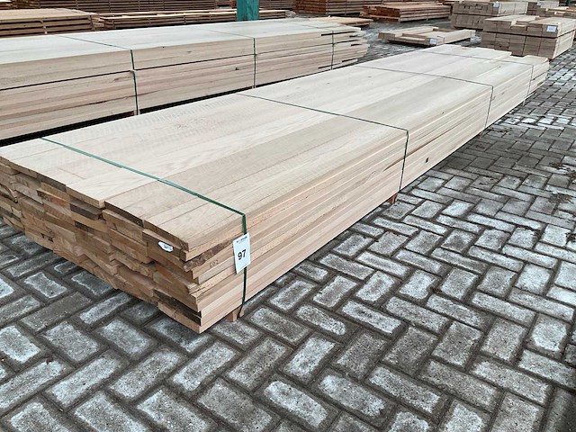 Amerikaan eiken planken 27x180 mm voorgeschaafd (26x) - afbeelding 1 van  5