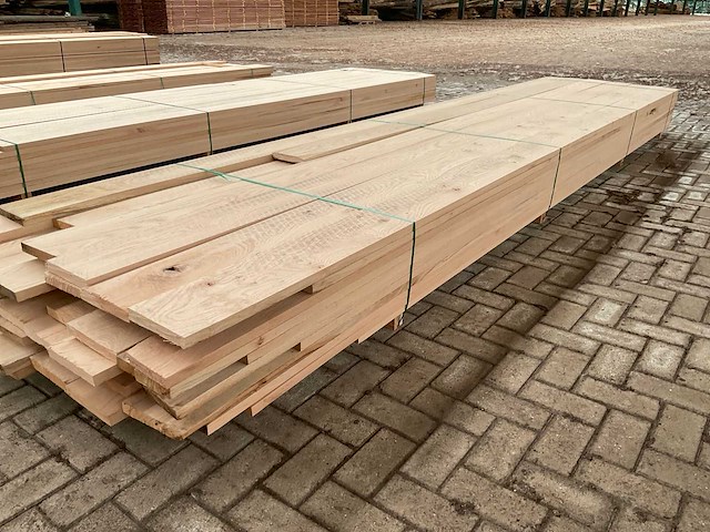 Amerikaan eiken planken 27x180 mm voorgeschaafd (26x) - afbeelding 3 van  5