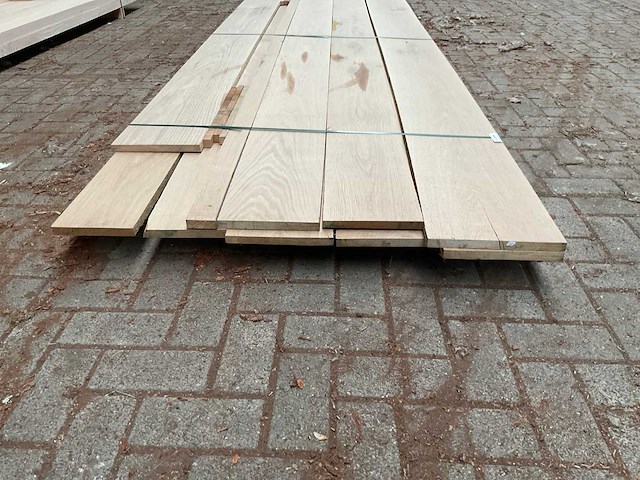 Amerikaan eiken planken voorgeschaafd op 20 mm ca. 0,3 m³ - afbeelding 2 van  5