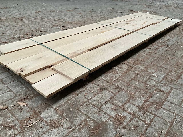 Amerikaan eiken planken voorgeschaafd op 20 mm ca. 0,3 m³ - afbeelding 3 van  5