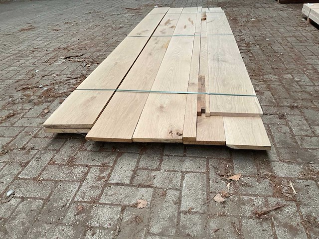 Amerikaan eiken planken voorgeschaafd op 20 mm ca. 0,3 m³ - afbeelding 4 van  5