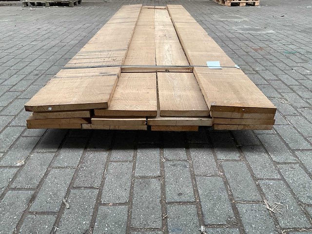 Amerikaans eiken planken 27 mm ca. 0,4 m³ - afbeelding 2 van  5