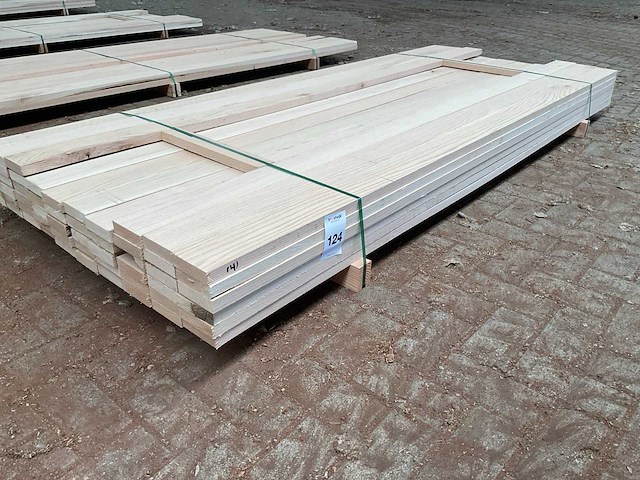 Amerikaans eiken planken 27x100 mm voorgeschaafd (56x) - afbeelding 1 van  5