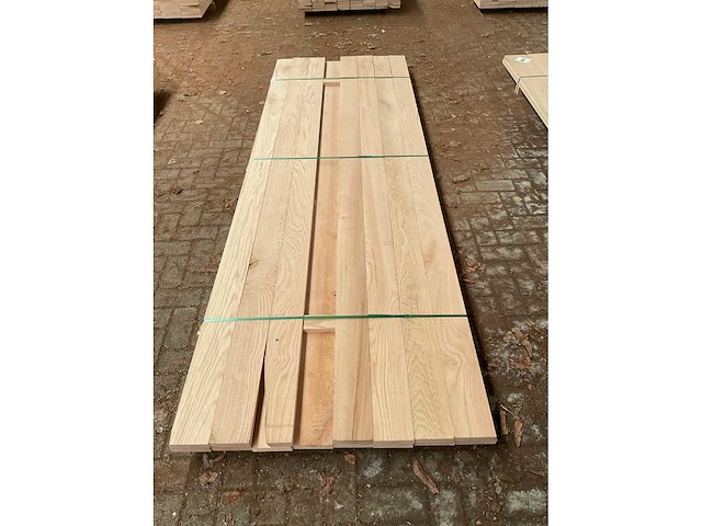 Amerikaans eiken planken 27x125 mm voorgeschaafd (15x) - afbeelding 5 van  5