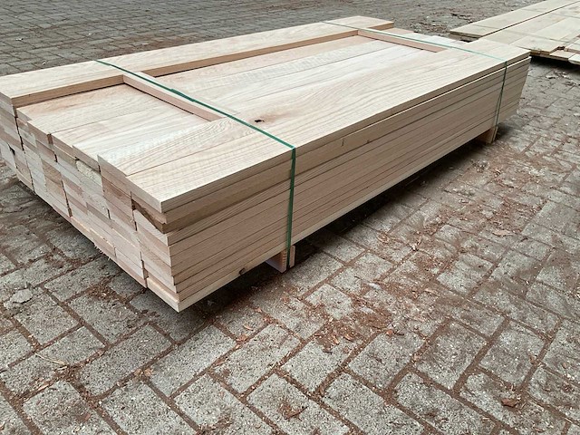 Amerikaans eiken planken 27x125 mm voorgeschaafd (84x) - afbeelding 3 van  5