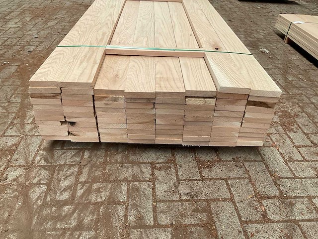 Amerikaans eiken planken 27x125 mm voorgeschaafd (84x) - afbeelding 4 van  5