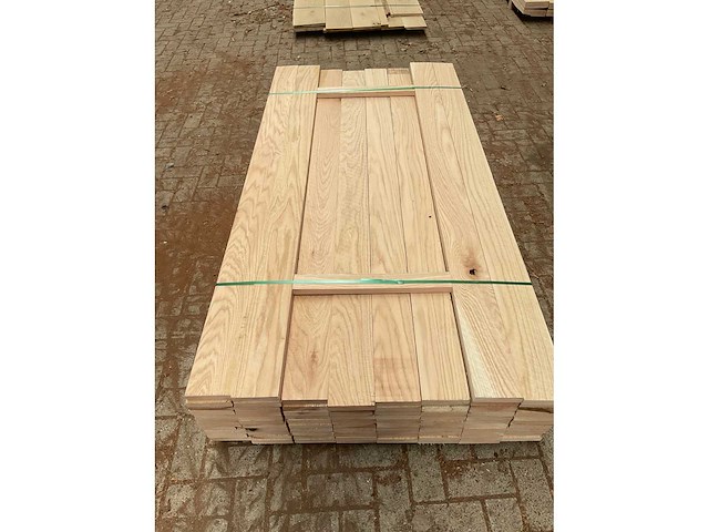 Amerikaans eiken planken 27x125 mm voorgeschaafd (84x) - afbeelding 2 van  2