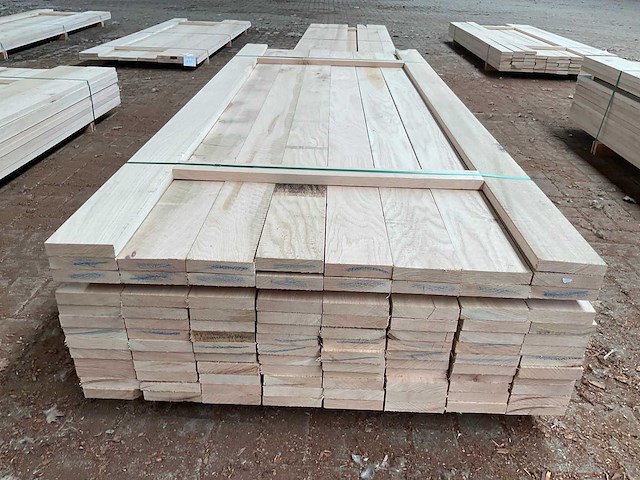 Amerikaans eiken planken 27x125 mm voorgeschaafd (98x) - afbeelding 2 van  5