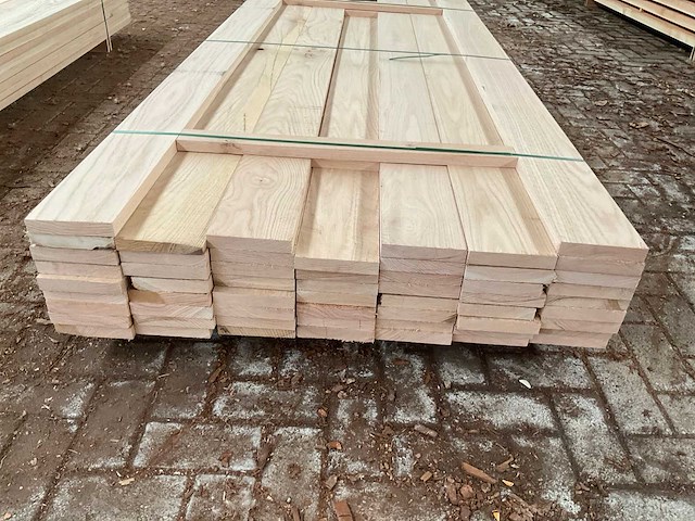Amerikaans eiken planken 27x150 mm voorgeschaafd (84x) - afbeelding 4 van  5