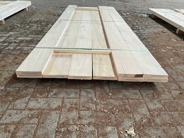 Amerikaans eiken planken 27x175 mm voorgeschaafd (9x) - afbeelding 2 van  5