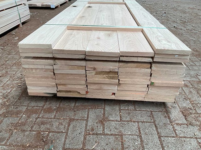 Amerikaans eiken planken 27x200 mm voorgeschaafd (62x) - afbeelding 2 van  5