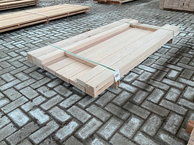 Amerikaans eiken planken 52x100 mm voorgeschaafd (15x) - afbeelding 1 van  5