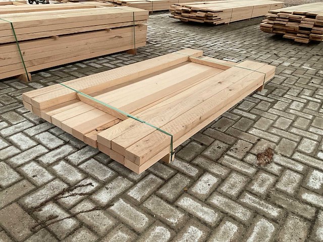 Amerikaans eiken planken 52x100 mm voorgeschaafd (15x) - afbeelding 2 van  3