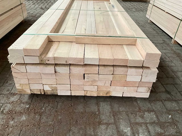 Amerikaans eiken planken 52x100 mm voorgeschaafd (63x ) - afbeelding 4 van  5