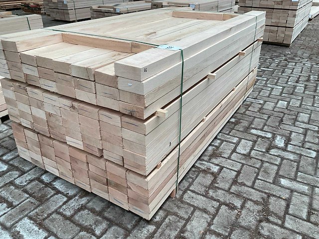 Amerikaans eiken planken 52x125 mm voorgeschaafd (107x) - afbeelding 1 van  5