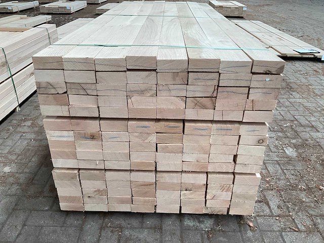 Amerikaans eiken planken 52x125 mm voorgeschaafd (120x) - afbeelding 2 van  5