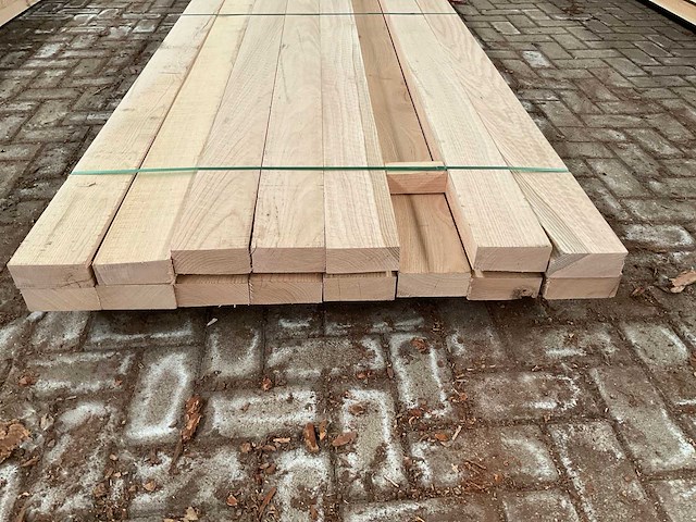 Amerikaans eiken planken 52x125 mm voorgeschaafd (15x) - afbeelding 4 van  5