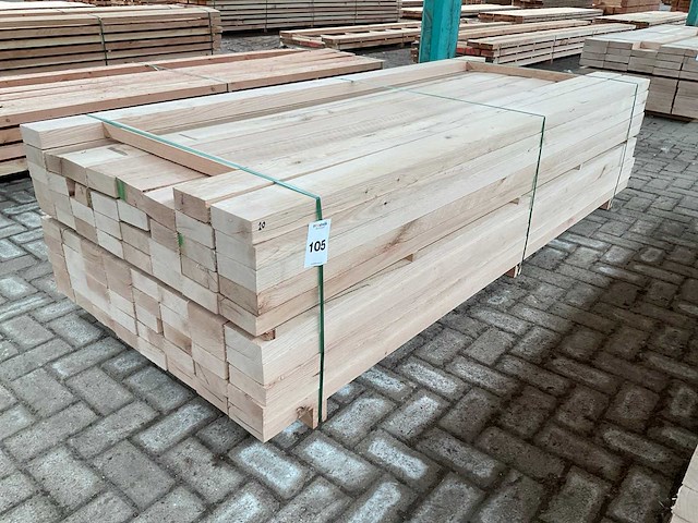 Amerikaans eiken planken 52x125 mm voorgeschaafd (75x) - afbeelding 1 van  5