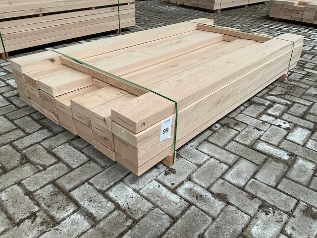 Amerikaans eiken planken 52x150 mm voorgeschaafd (29x) - afbeelding 1 van  5