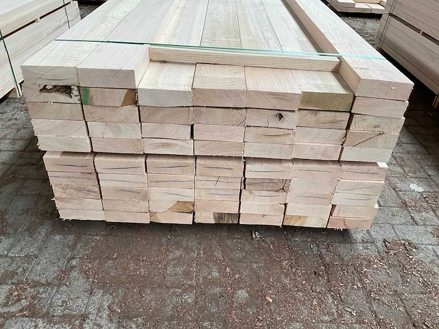 Amerikaans eiken planken 52x150 mm voorgeschaafd (66x) - afbeelding 2 van  5