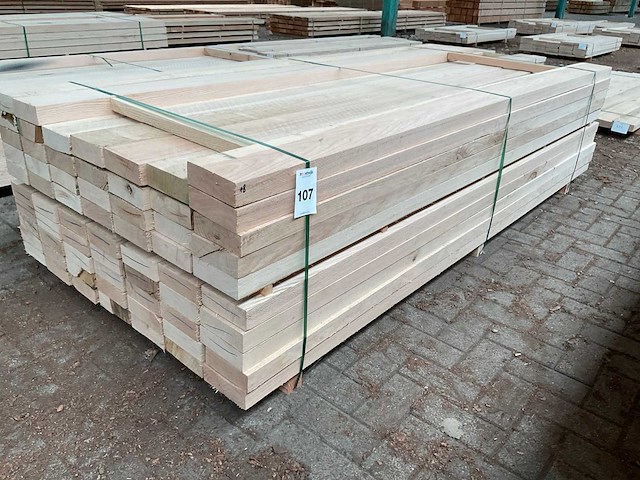 Amerikaans eiken planken 52x150 mm voorgeschaafd (66x) - afbeelding 1 van  1