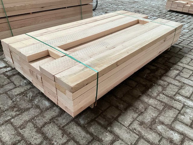 Amerikaans eiken planken 52x175 mm voorgeschaafd (29x) - afbeelding 3 van  5