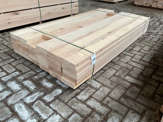 Amerikaans eiken planken 52x175 mm voorgeschaafd (29x) - afbeelding 1 van  2
