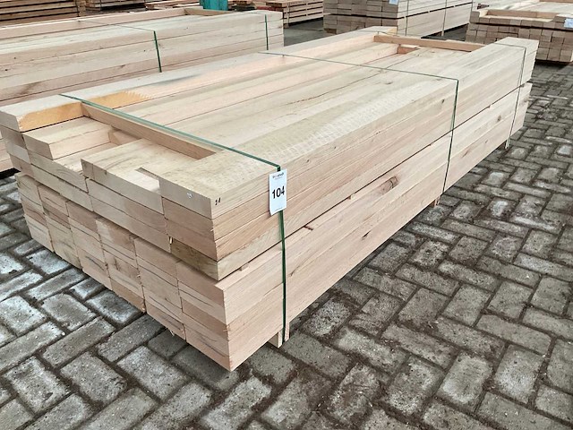 Amerikaans eiken planken 52x175 mm voorgeschaafd (49x) - afbeelding 1 van  5