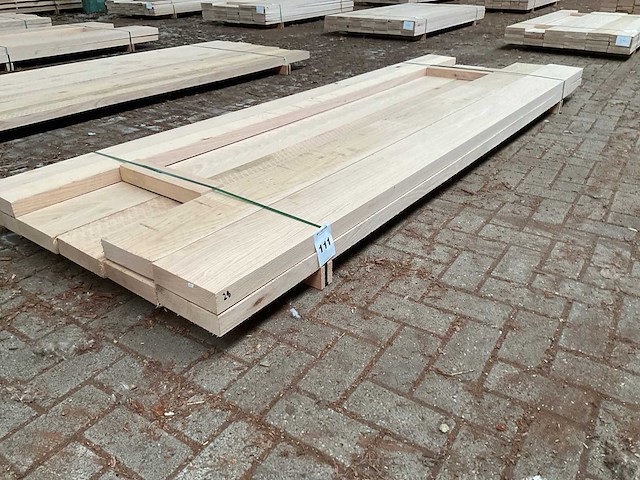 Amerikaans eiken planken 52x200 mm voorgeschaafd (8x) - afbeelding 1 van  5