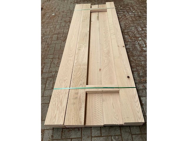 Amerikaans eiken planken 52x200 mm voorgeschaafd (8x) - afbeelding 2 van  2