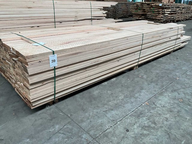 Amerikaans eiken planken voorgeschaafd op 25 mm ca. 1,6 m³ - afbeelding 1 van  5