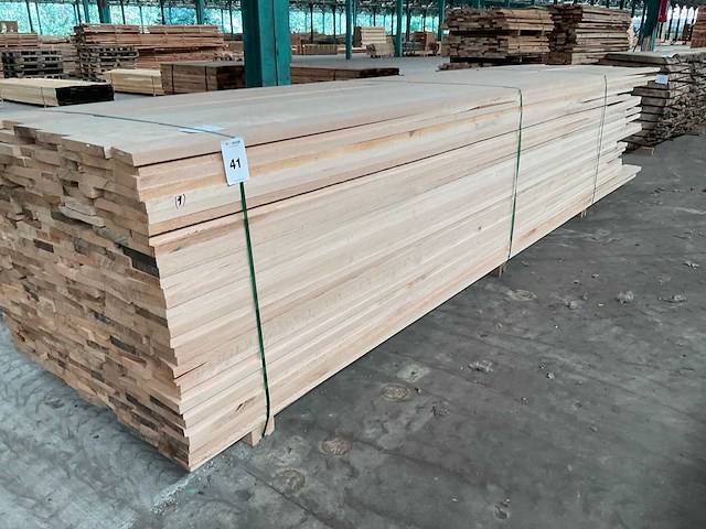 Amerikaans eiken planken voorgeschaafd op 25 mm ca. 3,1 m³ - afbeelding 1 van  5