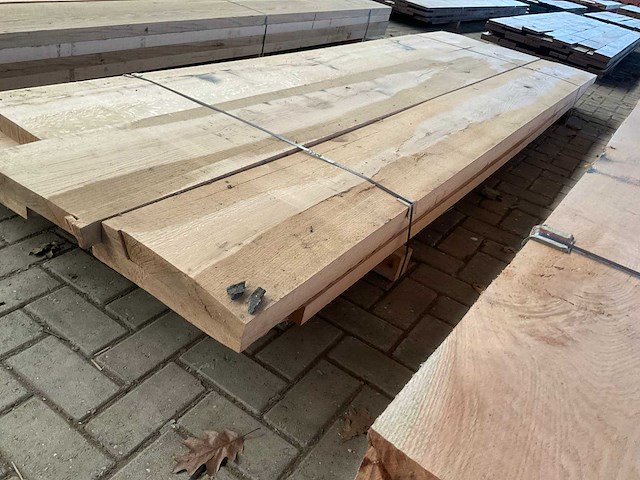 Amerikaans eiken planken voorgeschaafd op 48 mm ca. 0,5 m³ - afbeelding 3 van  5