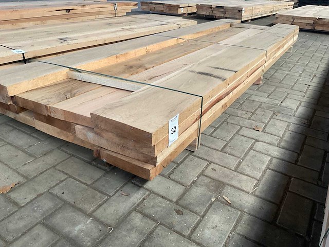 Amerikaans eiken planken voorgeschaafd op 48 mm ca. 0,6 m³ - afbeelding 1 van  5