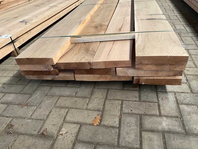 Amerikaans eiken planken voorgeschaafd op 48 mm ca. 0,6 m³ - afbeelding 2 van  5