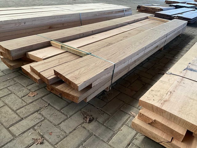 Amerikaans eiken planken voorgeschaafd op 48 mm ca. 0,6 m³ - afbeelding 3 van  5