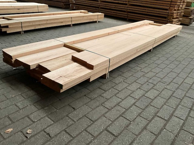 Amerikaans eiken planken voorgeschaafd op 48 mm ca. 0,8 m³ - afbeelding 2 van  5
