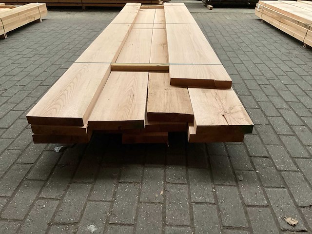 Amerikaans eiken planken voorgeschaafd op 48 mm ca. 0,8 m³ - afbeelding 4 van  5