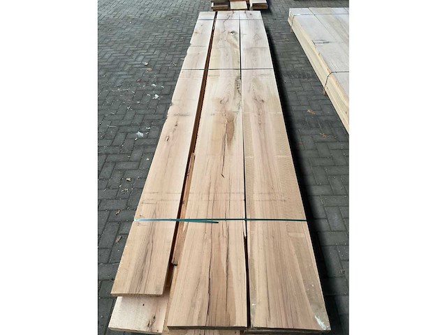 Amerikaans eiken planken voorgeschaafd op 48 mm ca. 1 m³ - afbeelding 5 van  5