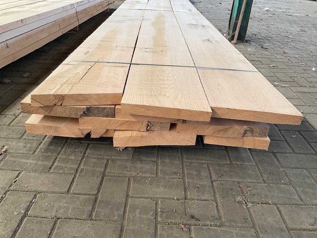 Amerikaans eiken planken voorgeschaafd op 48 mm ca. 1 m³ - afbeelding 4 van  5