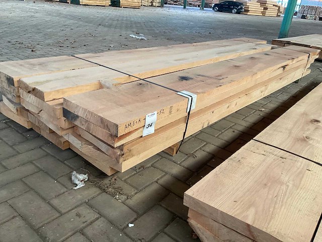 Amerikaans eiken planken voorgeschaafd op 48 mm ca. 1 m³ - afbeelding 4 van  5