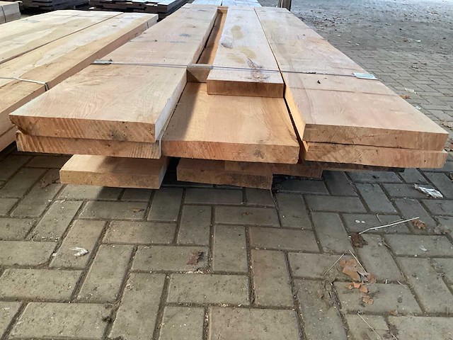 Amerikaans eiken planken voorgeschaafd op 48 mm ca. 1 m³ - afbeelding 5 van  5