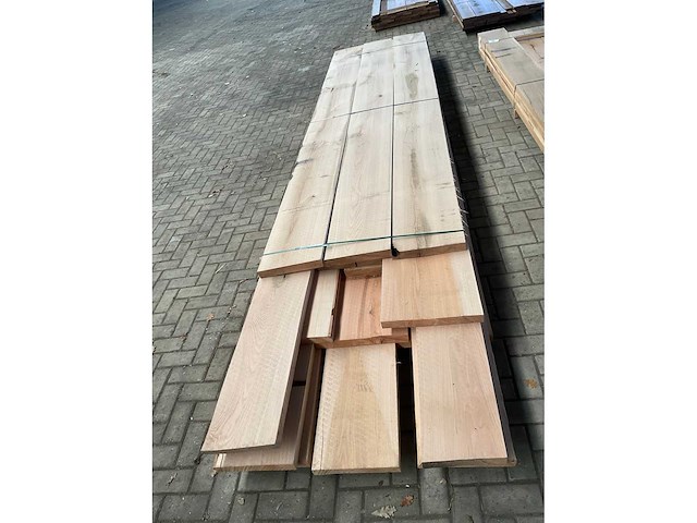 Amerikaans eiken planken voorgeschaafd op 48 mm ca. 1,2 m³ - afbeelding 5 van  5