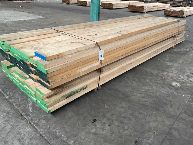 Amerikaans essen planken 33 mm ca. 1,3 m³ - afbeelding 4 van  5