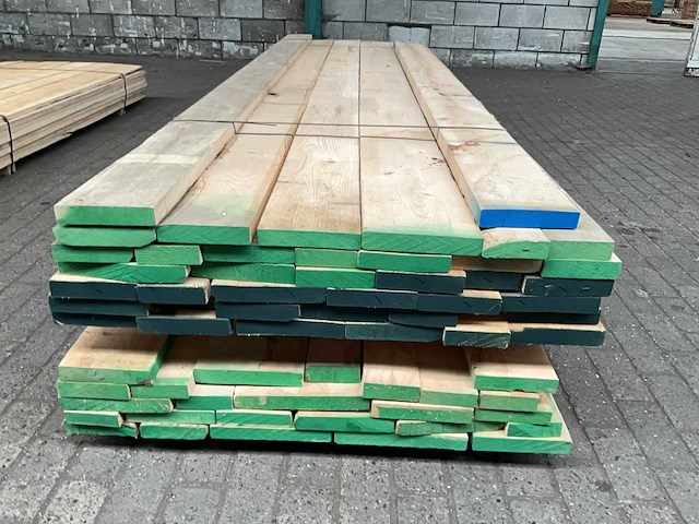 Amerikaans essen planken 33 mm ca. 1,3 m³ - afbeelding 1 van  5